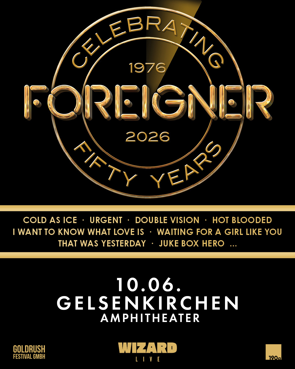 FOREIGNER - 50TH ANNIVERSARY TOUR
